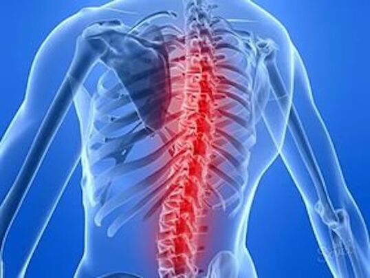 Spinal disease causes back pain