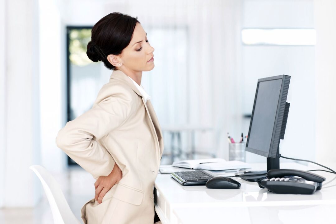 Sedentary work is a cause of cervical osteochondrosis